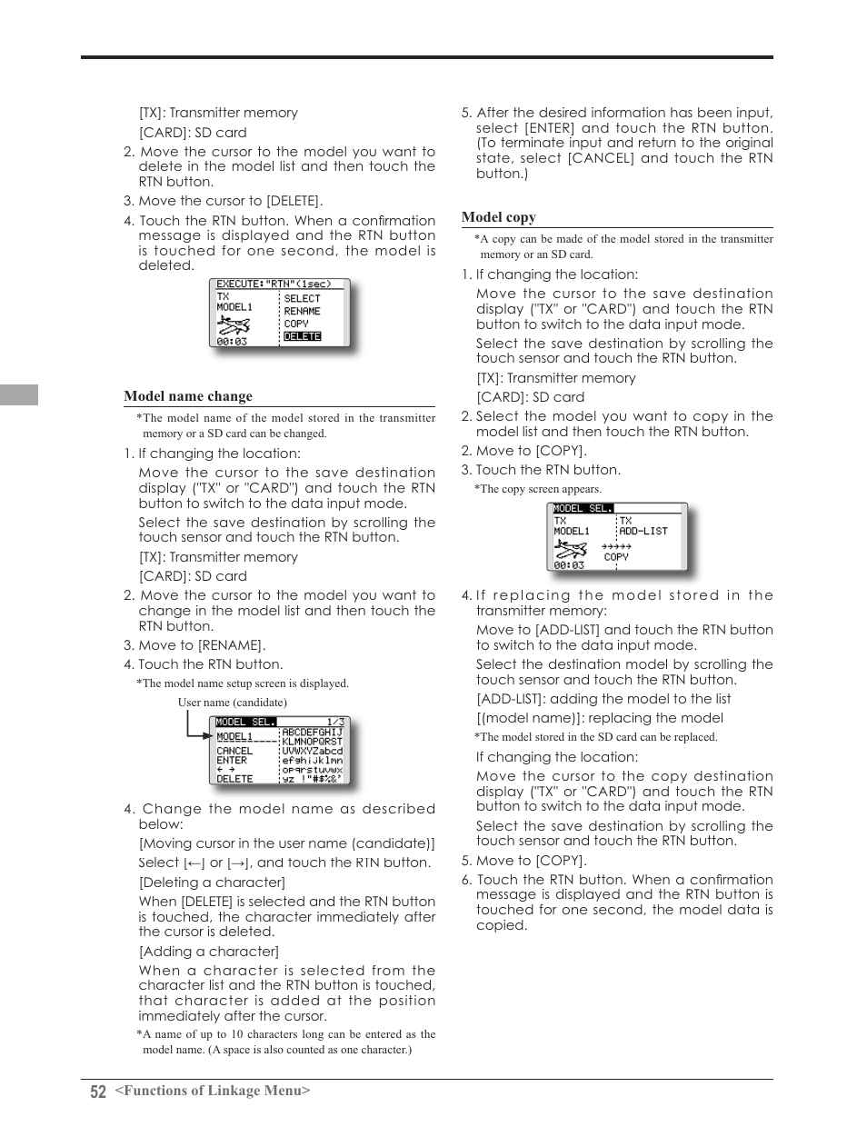 Futaba 8FG 2.4GHz User Manual | Page 52 / 123