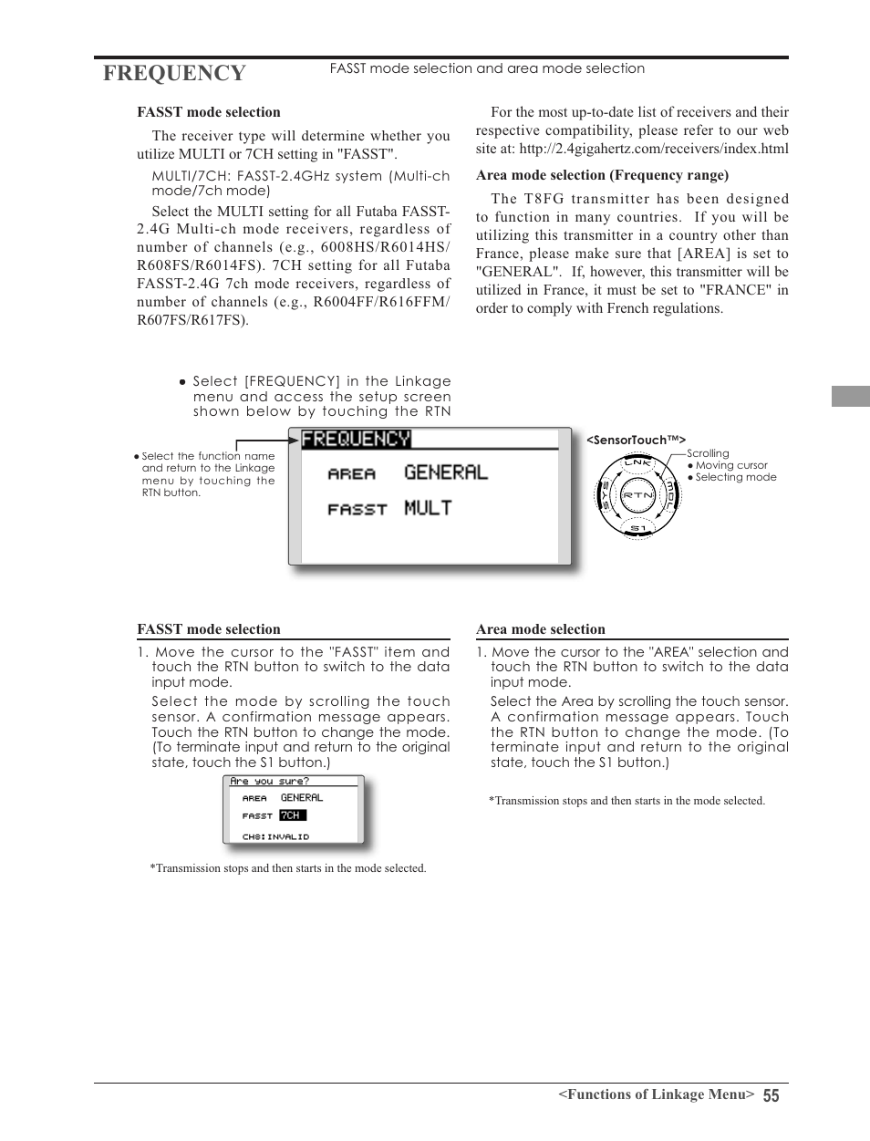 Futaba 8FG 2.4GHz User Manual | Page 55 / 123