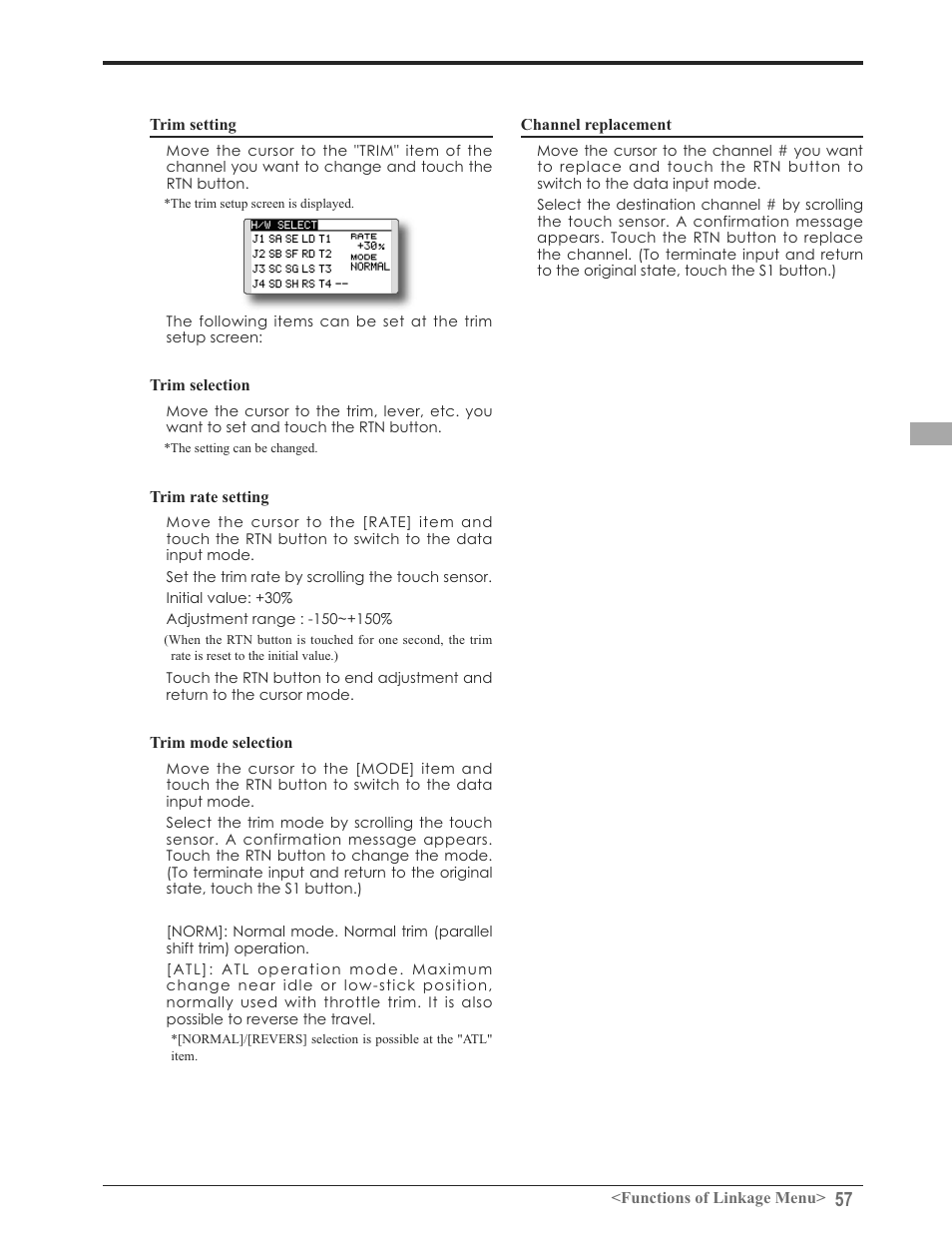 Futaba 8FG 2.4GHz User Manual | Page 57 / 123