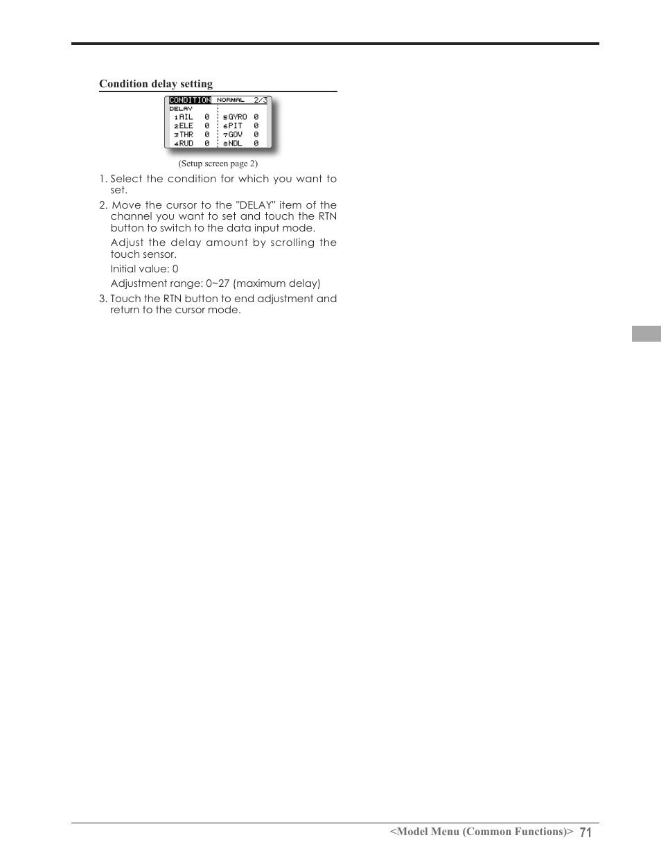 Futaba 8FG 2.4GHz User Manual | Page 71 / 123