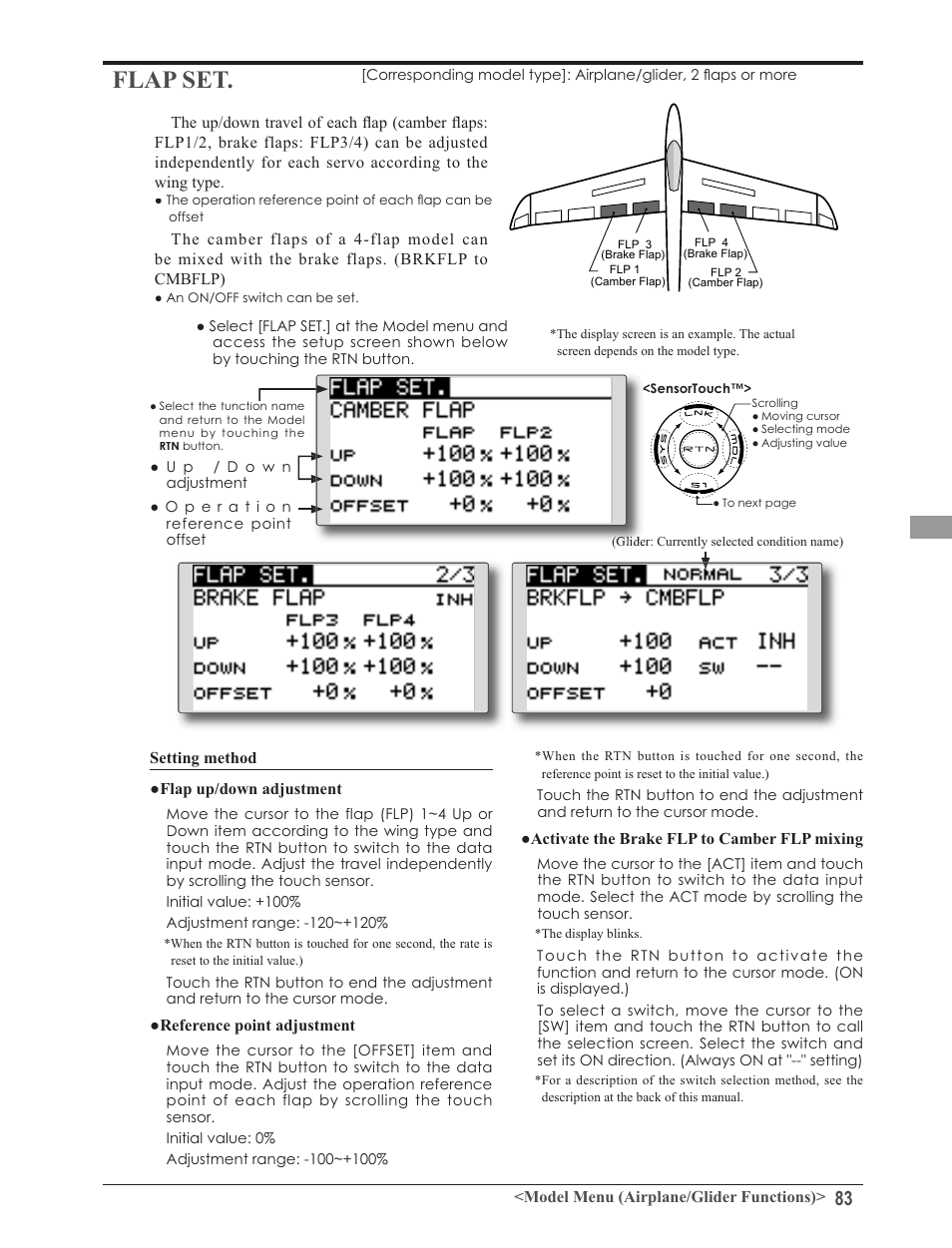 Futaba 8FG 2.4GHz User Manual | Page 83 / 123