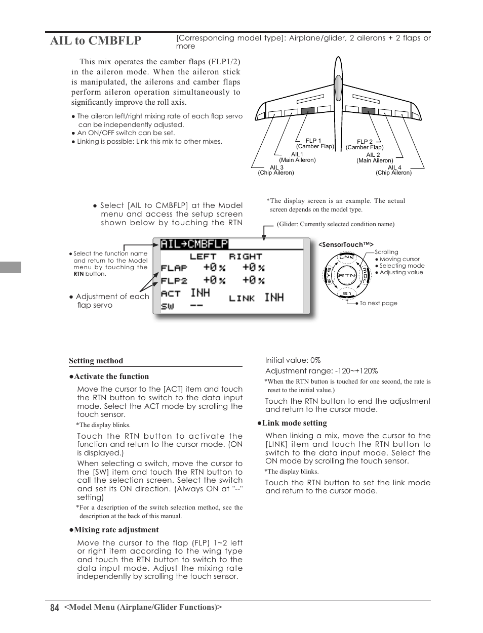 Wr&0%)/3 | Futaba 8FG 2.4GHz User Manual | Page 84 / 123