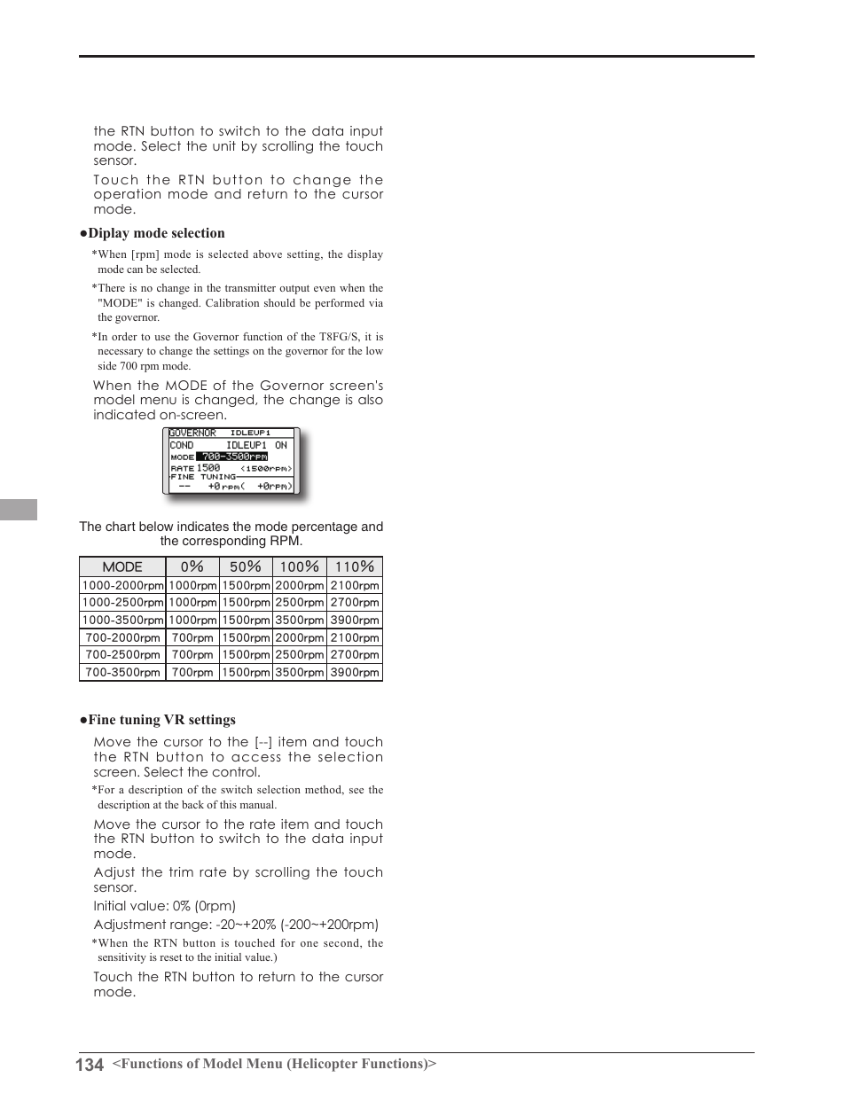 Futaba 8FGAS, 8FGHS 2.4GHz User Manual | Page 134 / 139