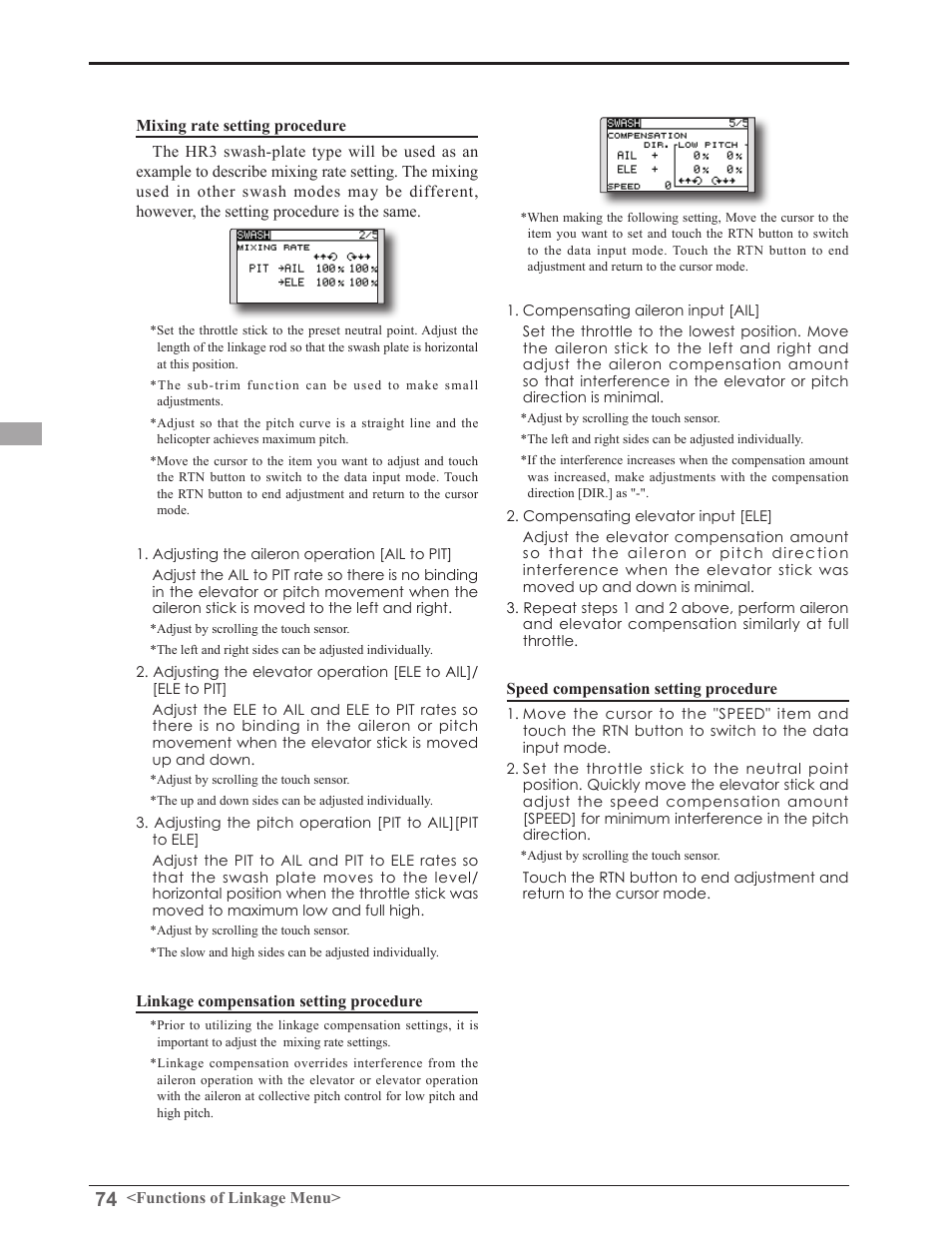 Futaba 8FGAS, 8FGHS 2.4GHz User Manual | Page 74 / 139