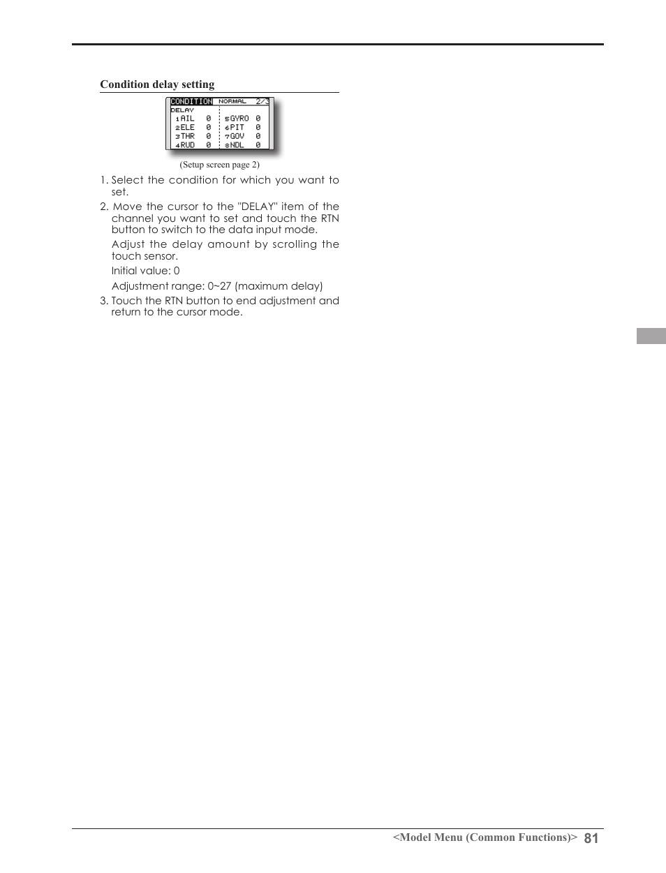 Futaba 8FGAS, 8FGHS 2.4GHz User Manual | Page 81 / 139