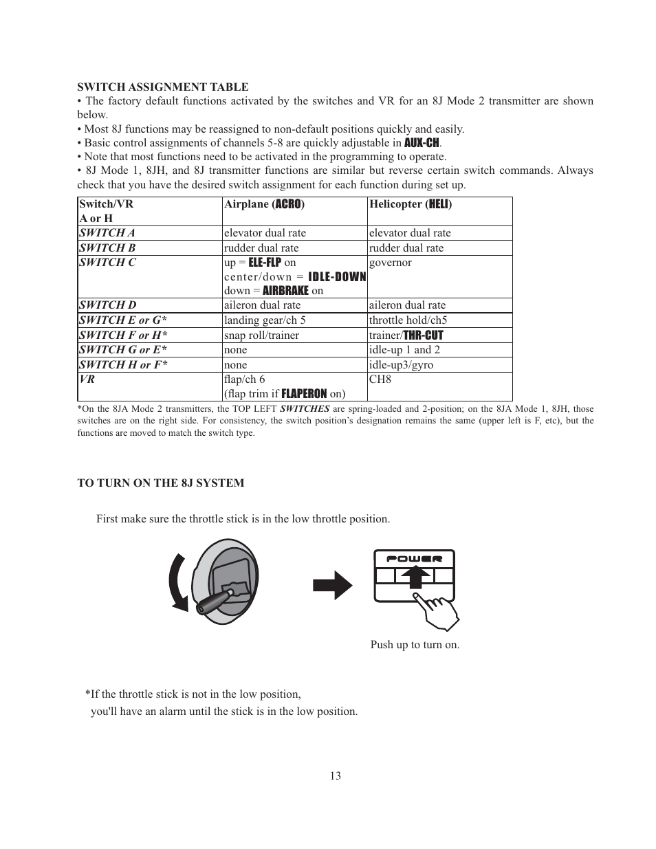 Futaba 8J User Manual | Page 14 / 93