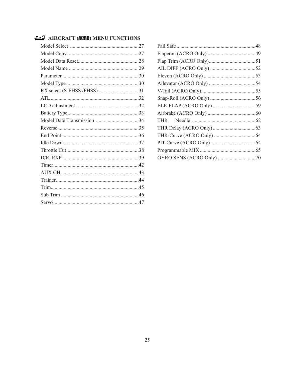 Futaba 8J User Manual | Page 26 / 93