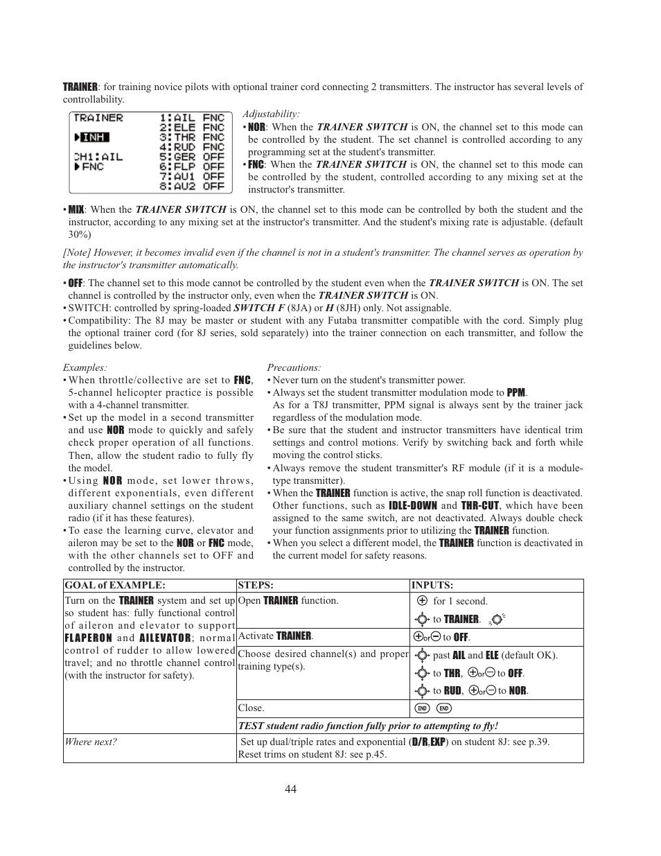 Futaba 8J User Manual | Page 45 / 93