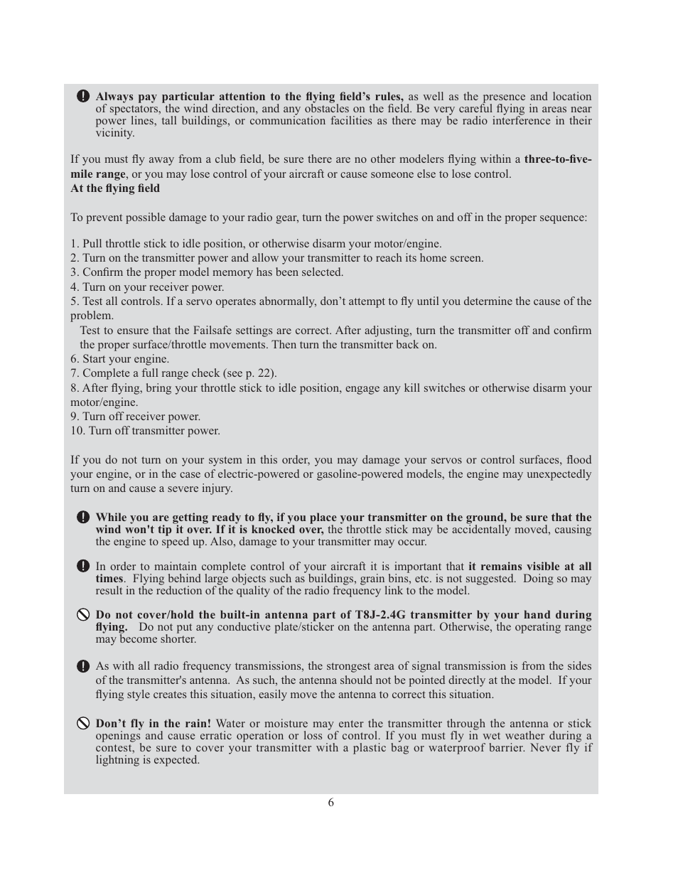 Futaba 8J User Manual | Page 7 / 93
