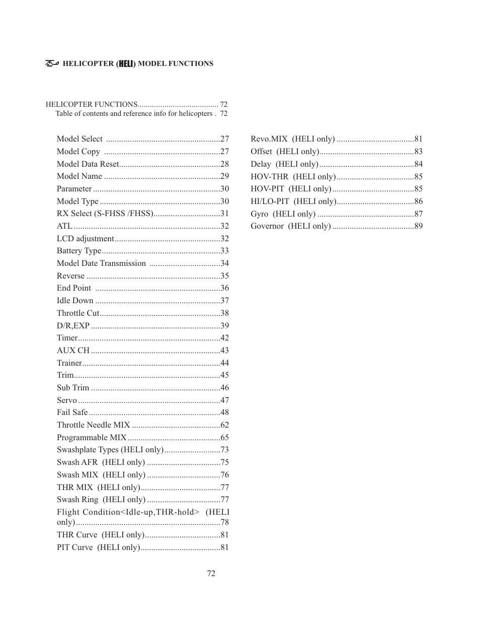 Futaba 8J User Manual | Page 73 / 93