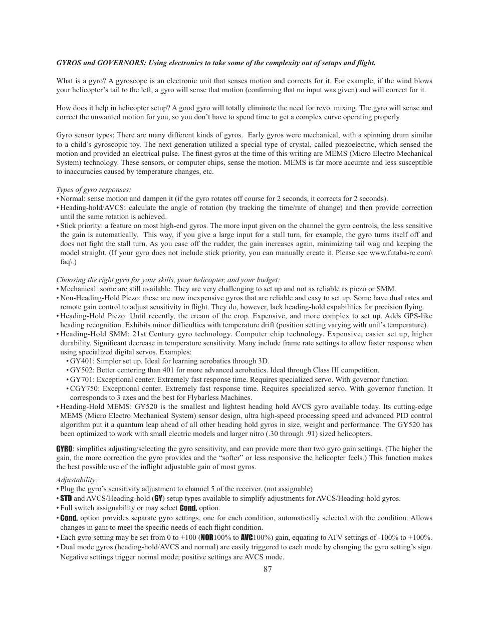 Futaba 8J User Manual | Page 88 / 93