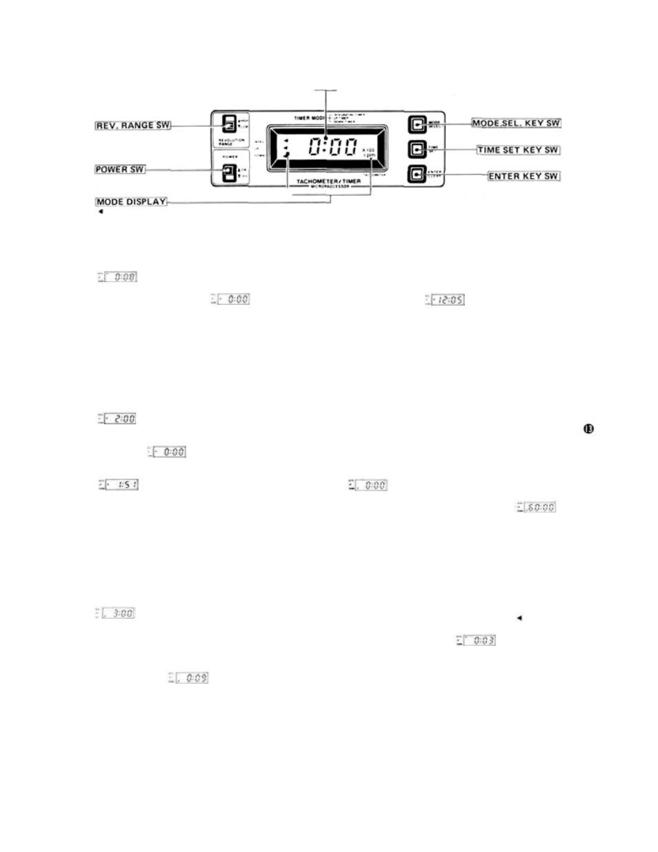 Alarm setting, Time and alarm setting | Futaba 8SGAP User Manual | Page 15 / 38