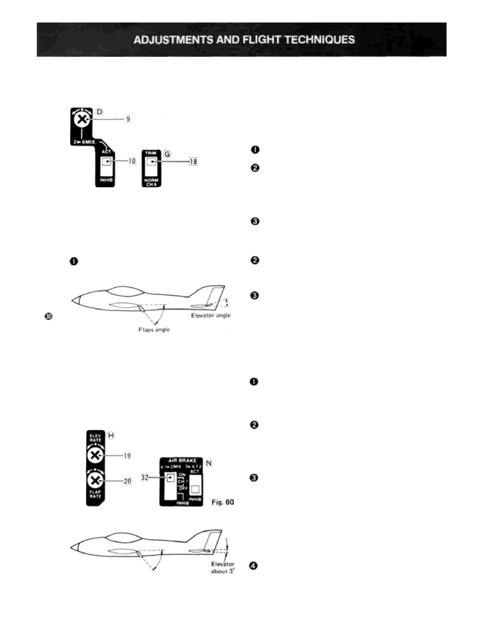 Elevator/flap mixing | Futaba 8SGAP User Manual | Page 32 / 38