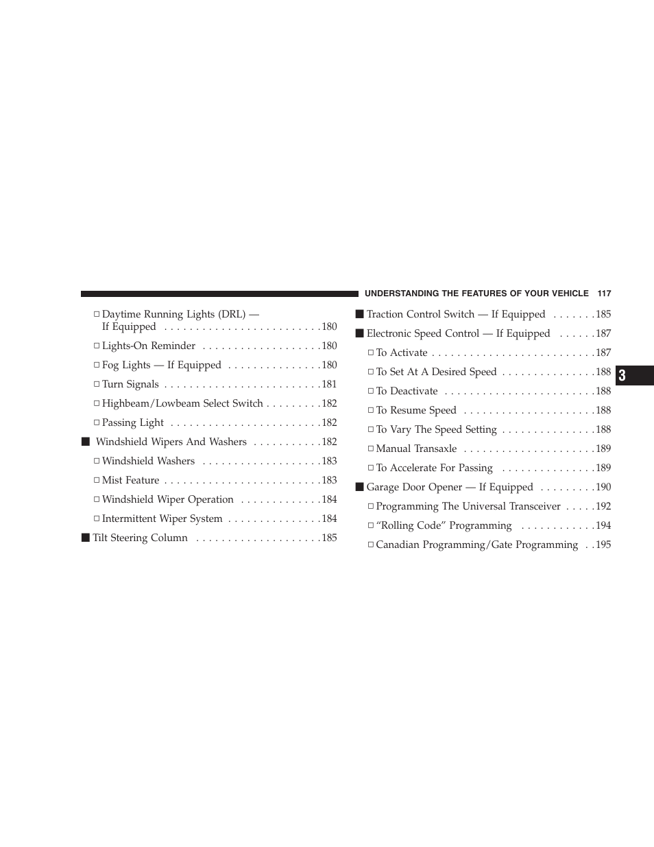 Chrysler 2007 PT Cruiser Convertible User Manual | Page 117 / 458