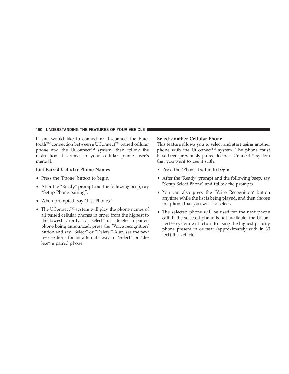 Chrysler 2007 PT Cruiser Convertible User Manual | Page 150 / 458