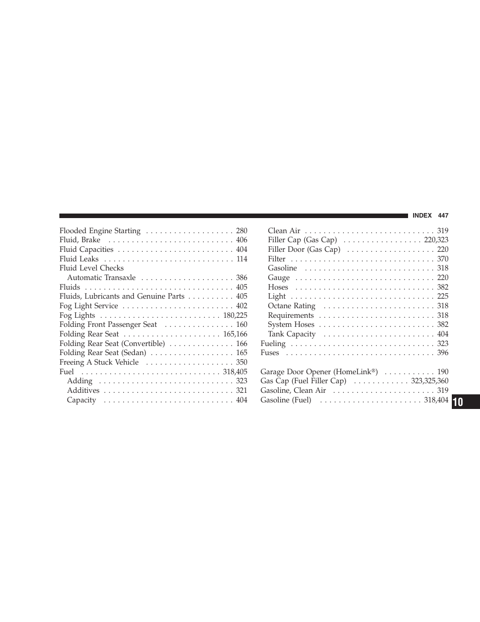 Chrysler 2007 PT Cruiser Convertible User Manual | Page 447 / 458