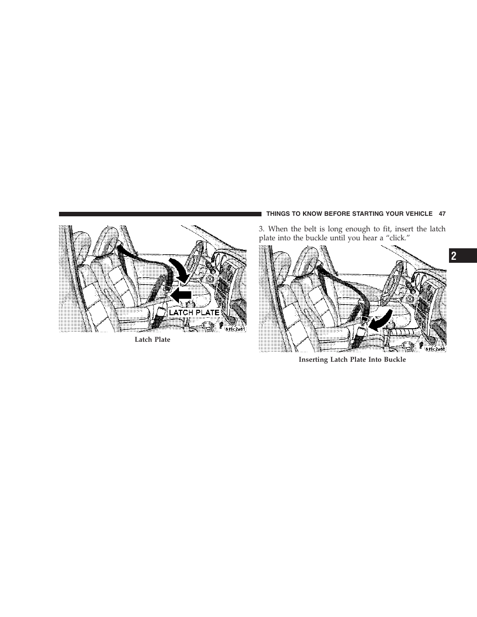 Chrysler 2007 PT Cruiser Convertible User Manual | Page 47 / 458