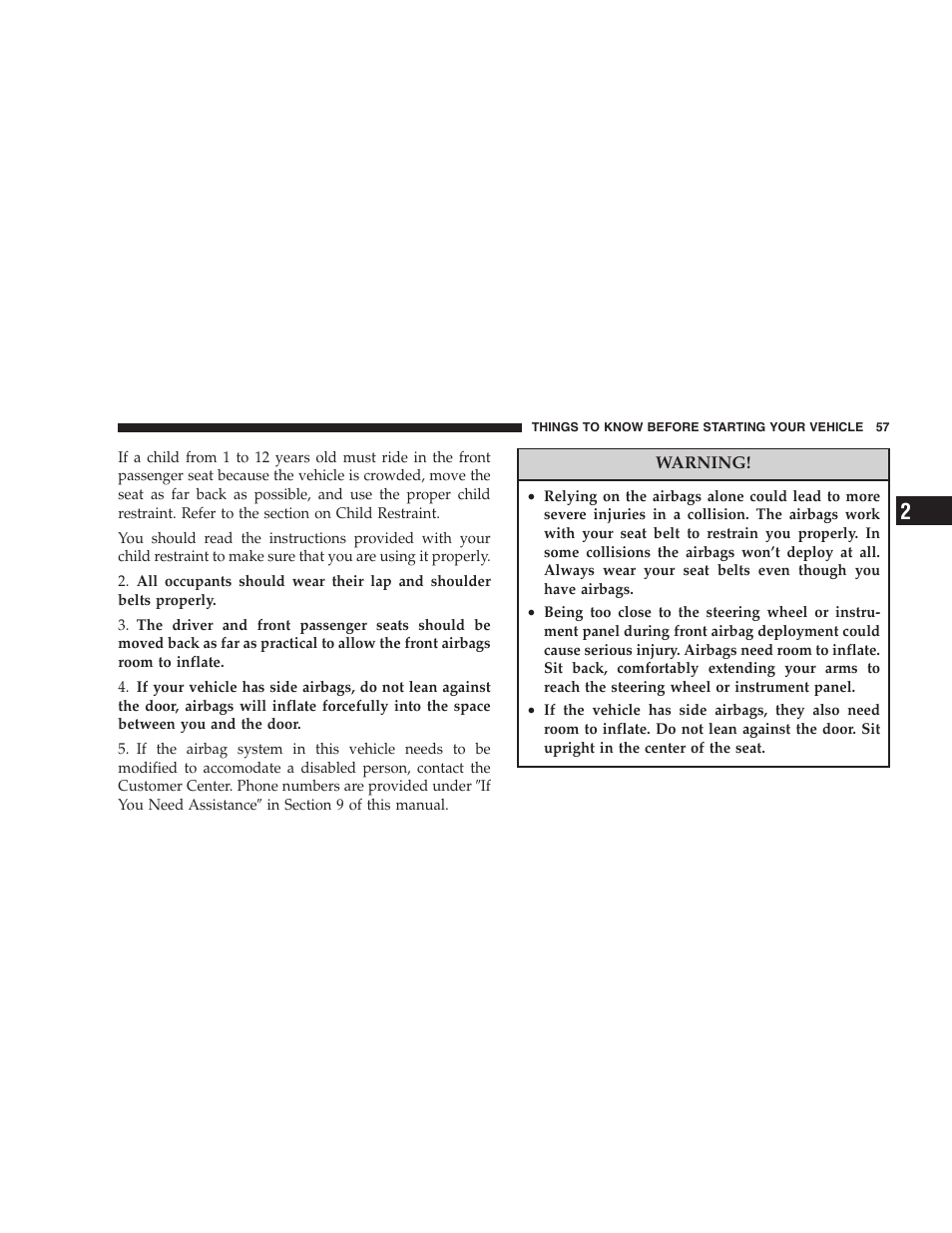 Chrysler 2007 PT Cruiser Convertible User Manual | Page 57 / 458