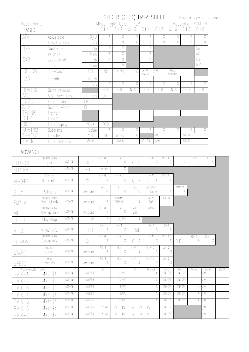 Futaba 8UHFS, 8UHPS User Manual | Page 100 / 105