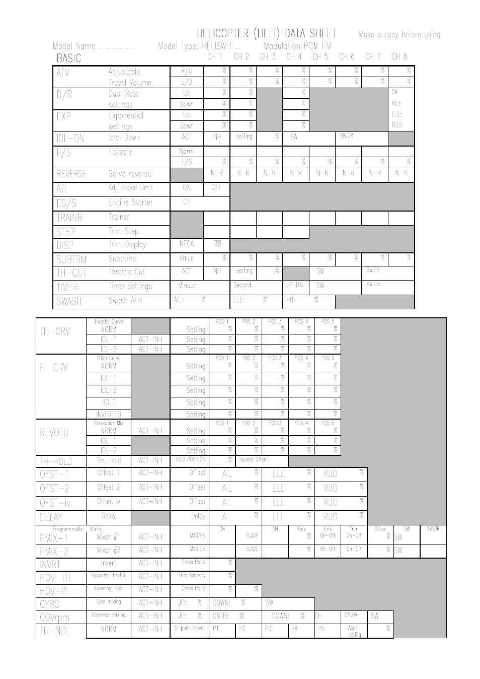 Futaba 8UHFS, 8UHPS User Manual | Page 101 / 105