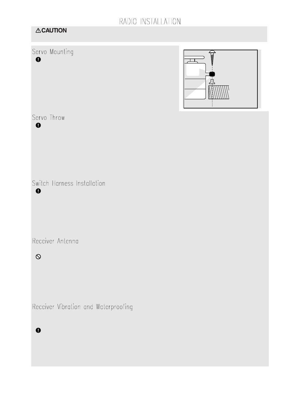 Futaba 8UHFS, 8UHPS User Manual | Page 16 / 105