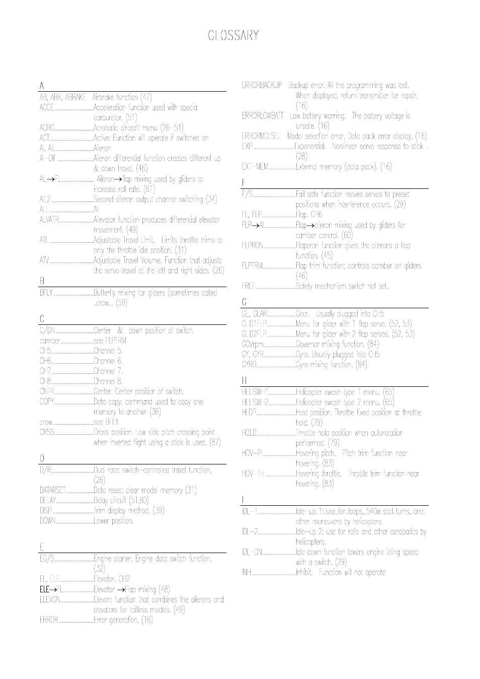 Futaba 8UHFS, 8UHPS User Manual | Page 96 / 105