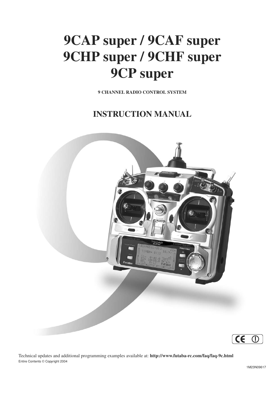 Futaba 9CPS User Manual | 109 pages