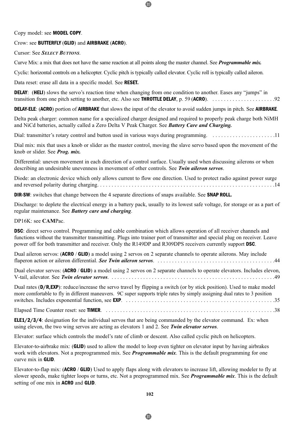 Futaba 9CPS User Manual | Page 102 / 109