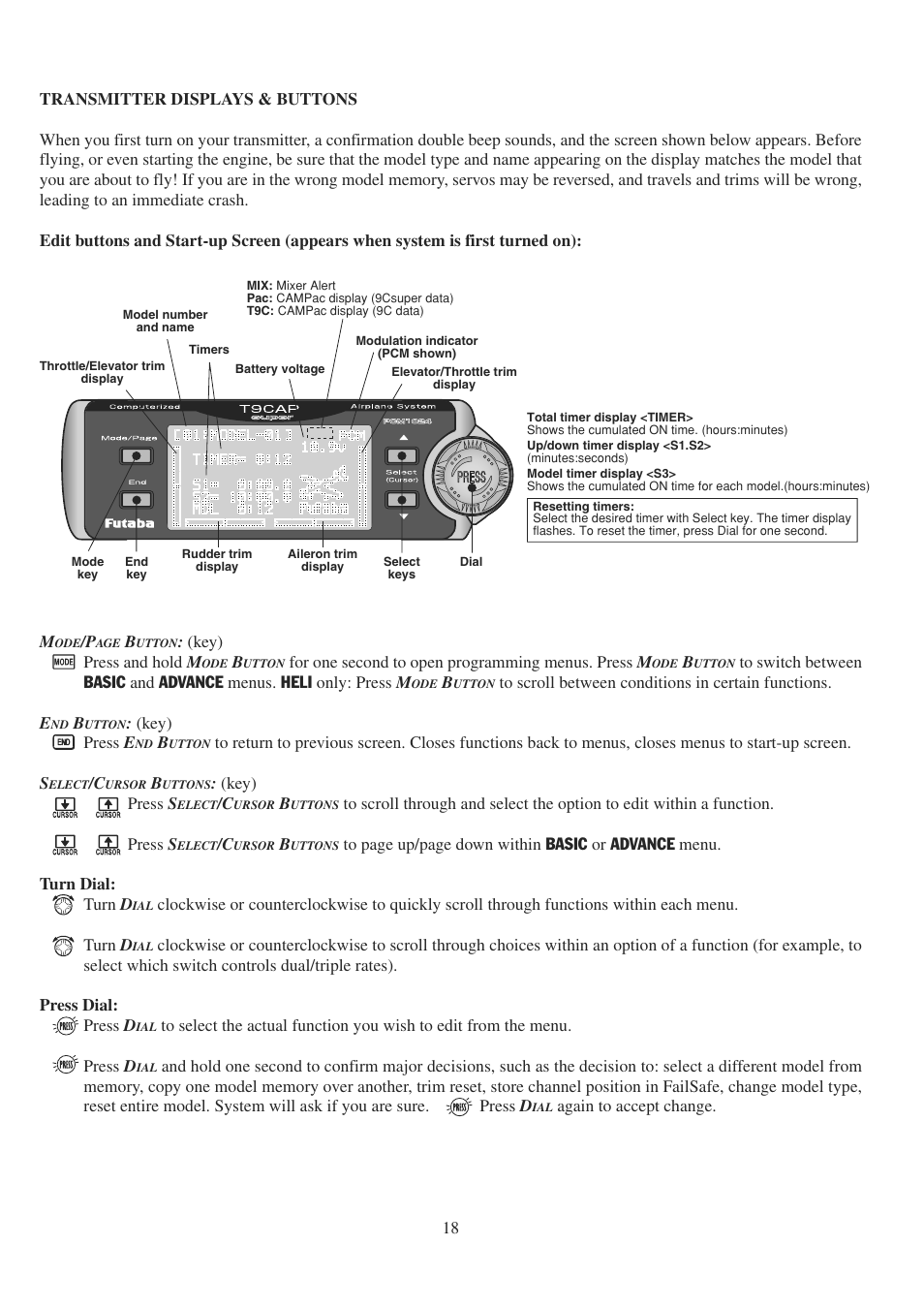 Futaba 9CPS User Manual | Page 18 / 109