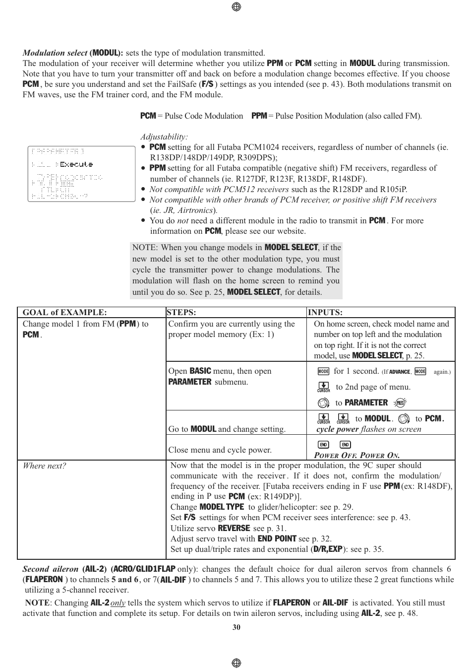 Futaba 9CPS User Manual | Page 30 / 109