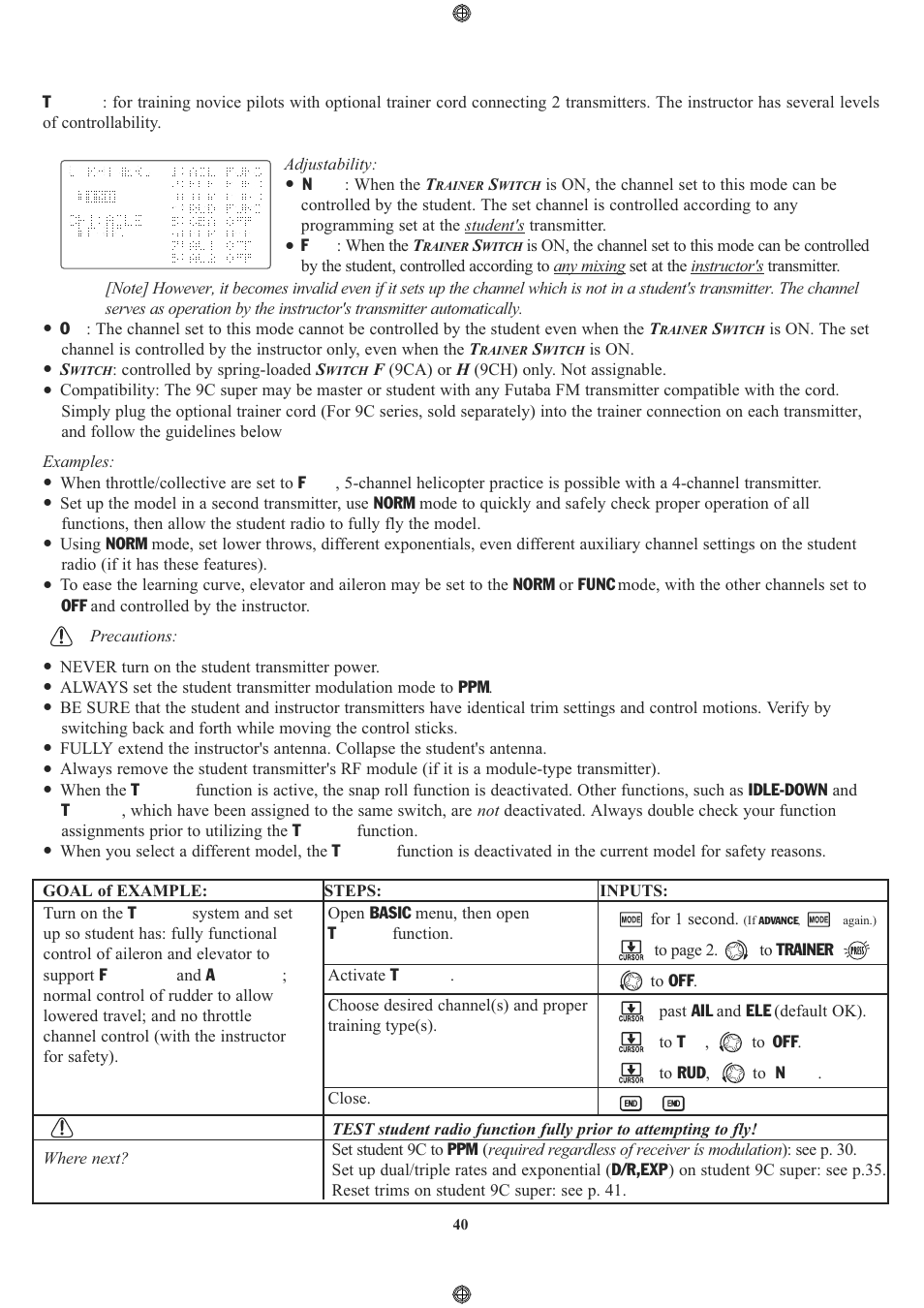 Futaba 9CPS User Manual | Page 40 / 109