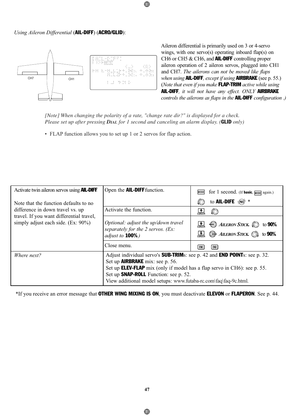 Futaba 9CPS User Manual | Page 47 / 109