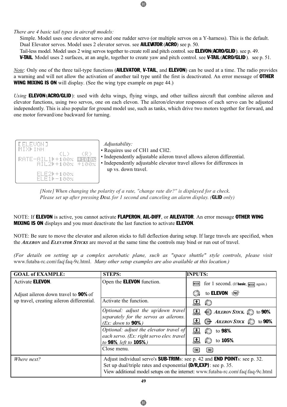 Futaba 9CPS User Manual | Page 49 / 109