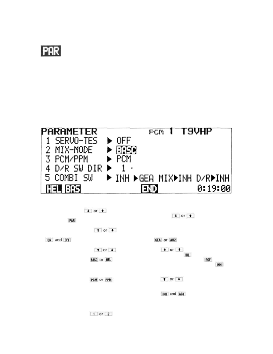 Adjustments and flight techniques | Futaba 9VHP User Manual | Page 20 / 32