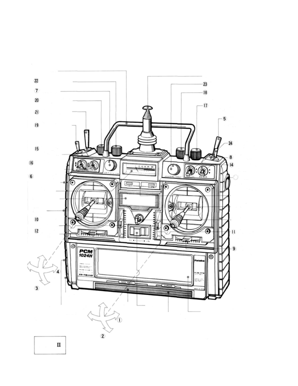 T9vhp transmitter controls | Futaba 9VHP User Manual | Page 28 / 32