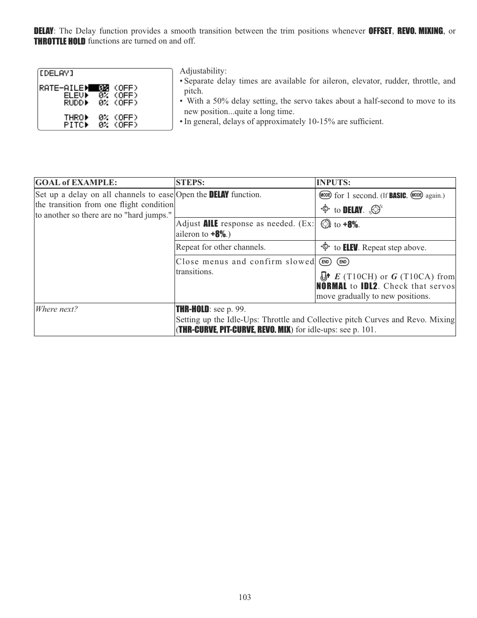 Futaba 10C 2.4GHz User Manual | Page 103 / 119