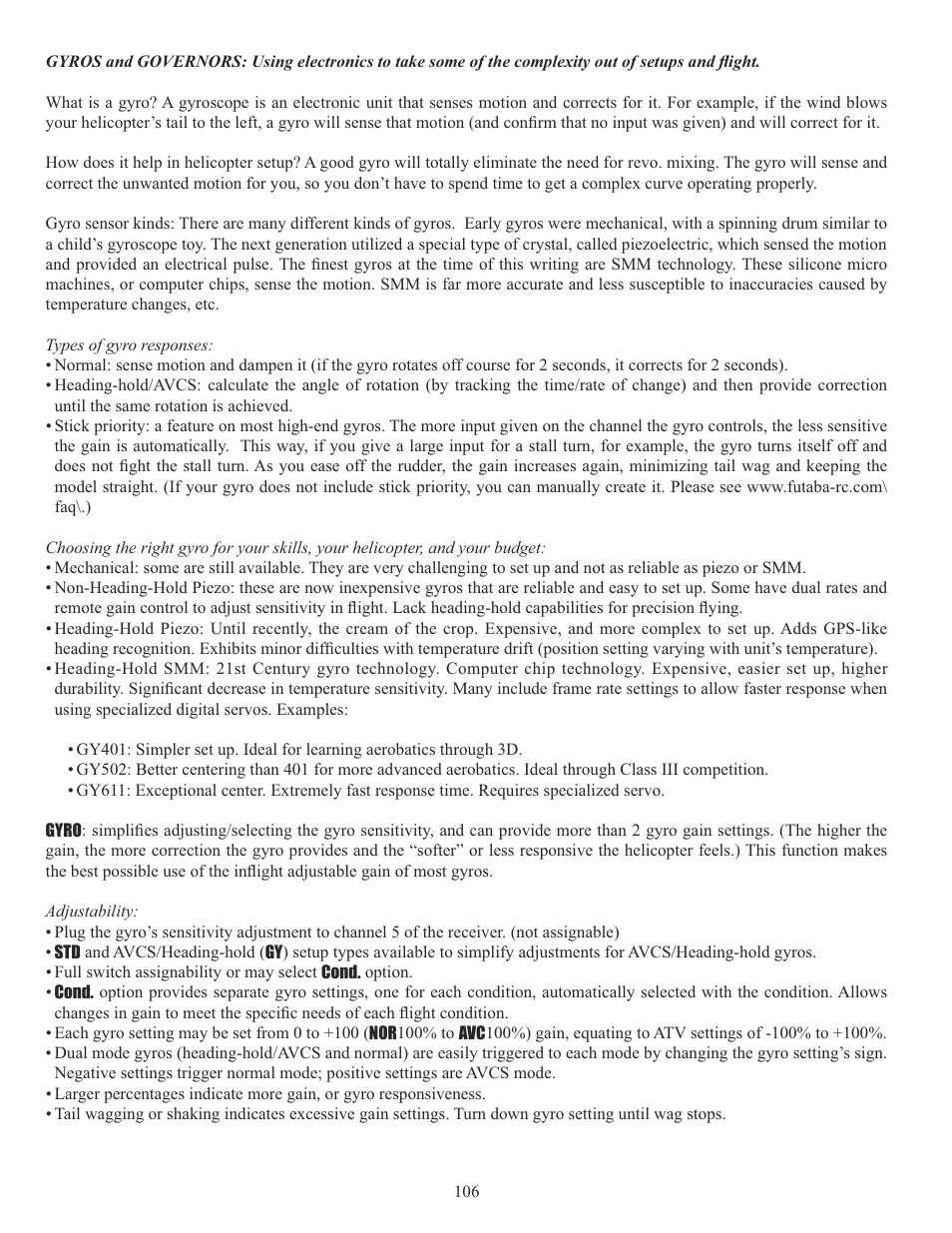 Futaba 10C 2.4GHz User Manual | Page 106 / 119