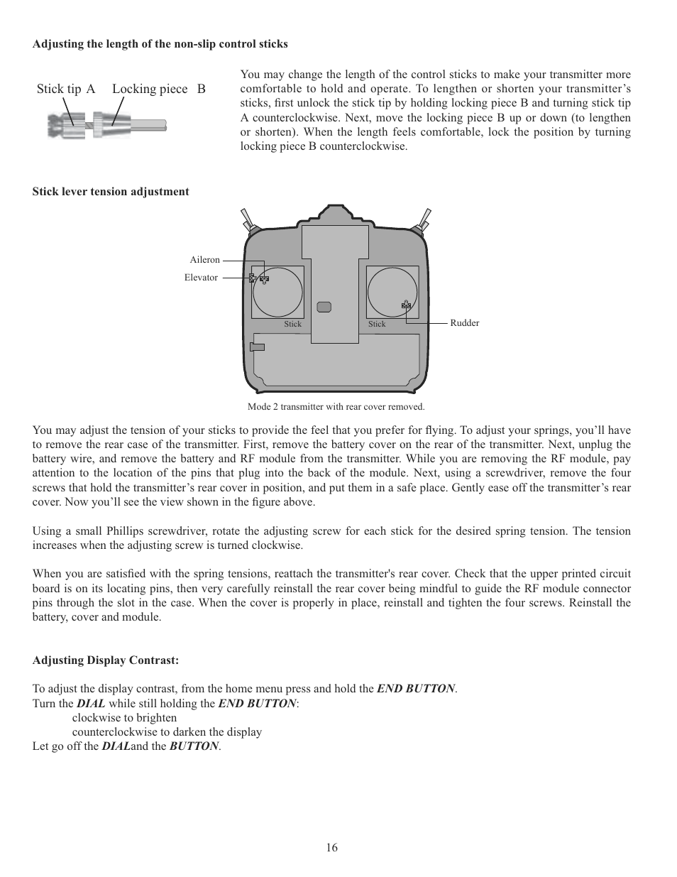 Futaba 10C 2.4GHz User Manual | Page 16 / 119