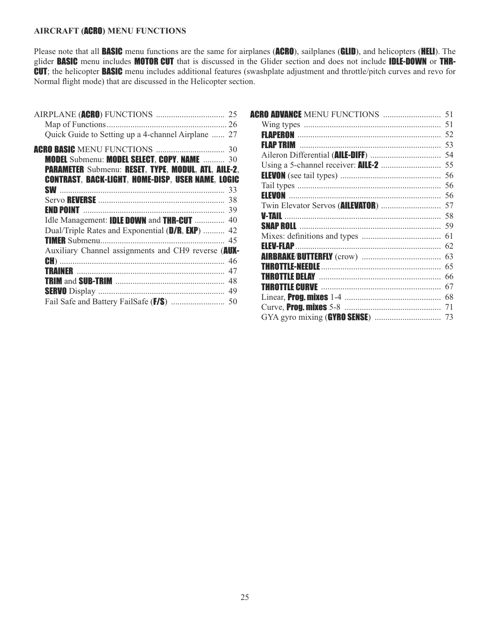 Futaba 10C 2.4GHz User Manual | Page 25 / 119