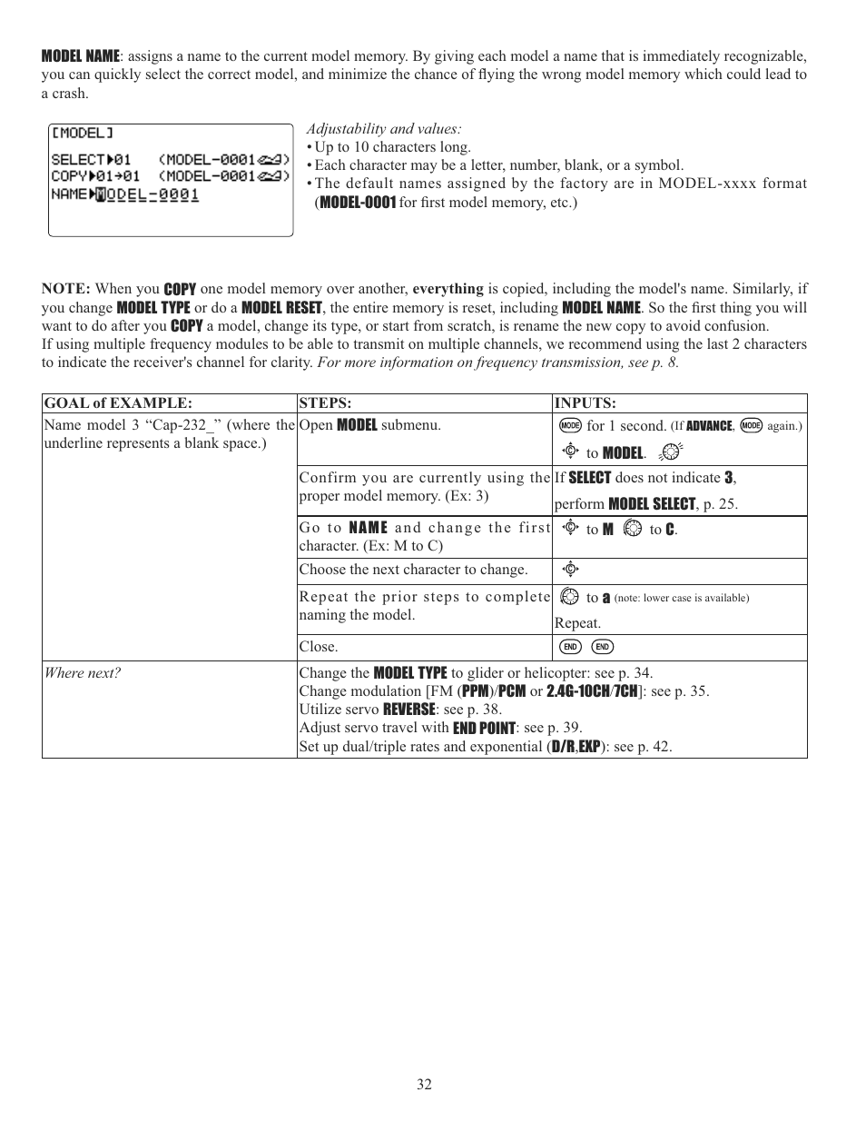 Futaba 10C 2.4GHz User Manual | Page 32 / 119