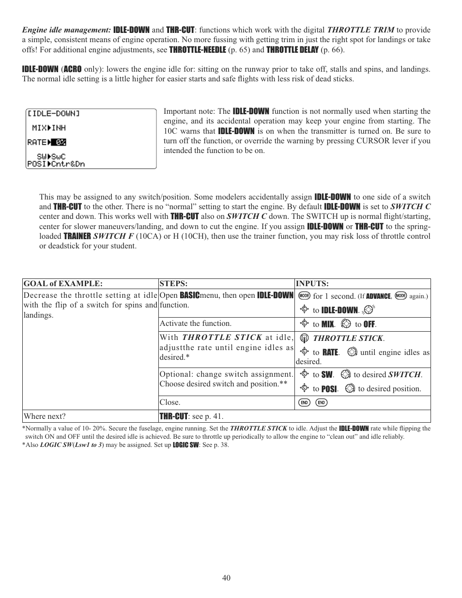 Futaba 10C 2.4GHz User Manual | Page 40 / 119