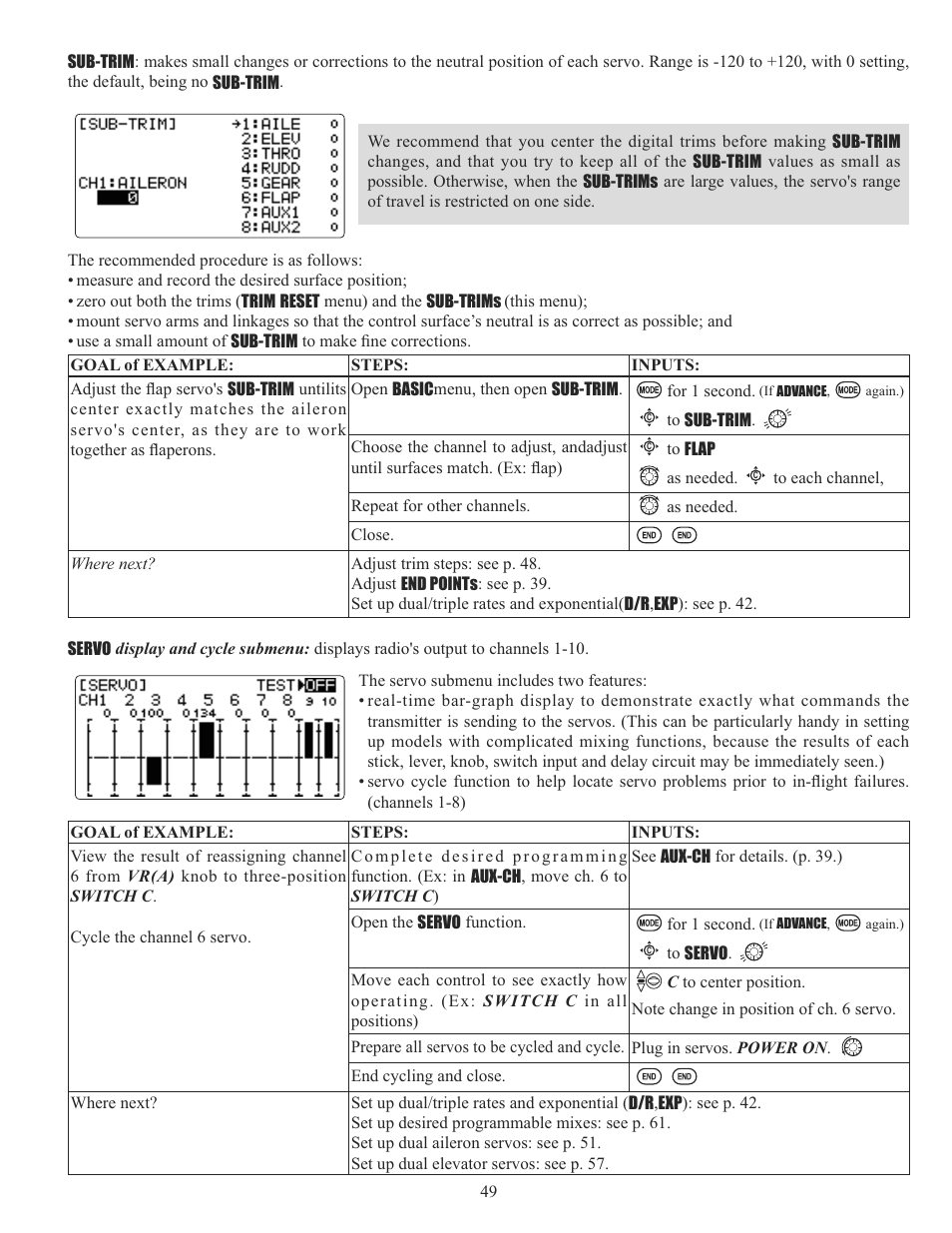 Futaba 10C 2.4GHz User Manual | Page 49 / 119