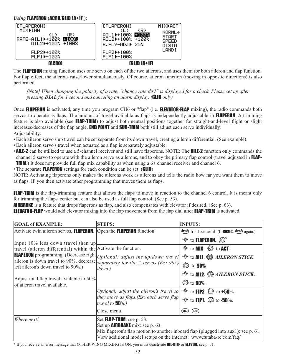 Futaba 10C 2.4GHz User Manual | Page 52 / 119