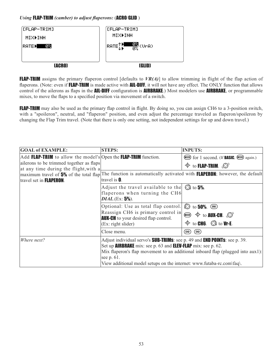 Futaba 10C 2.4GHz User Manual | Page 53 / 119