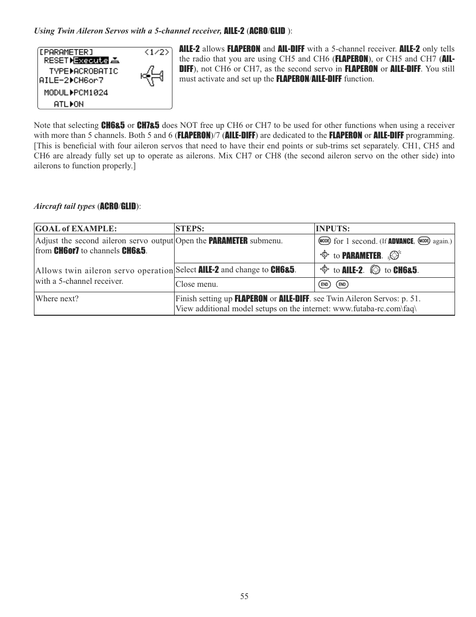 Futaba 10C 2.4GHz User Manual | Page 55 / 119