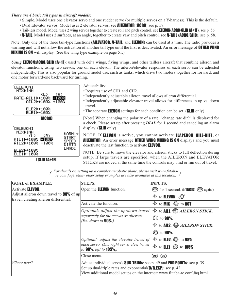 Futaba 10C 2.4GHz User Manual | Page 56 / 119