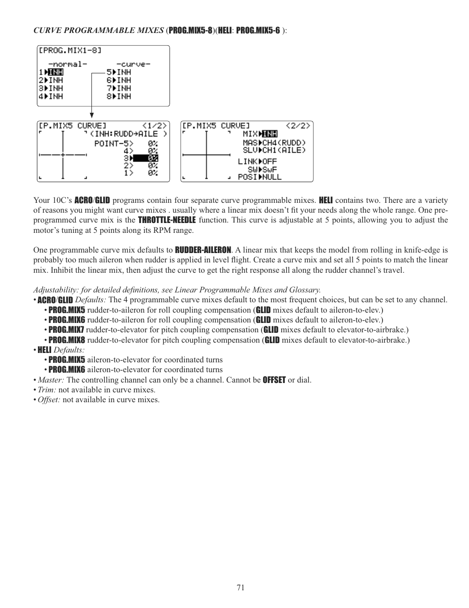 Futaba 10C 2.4GHz User Manual | Page 71 / 119