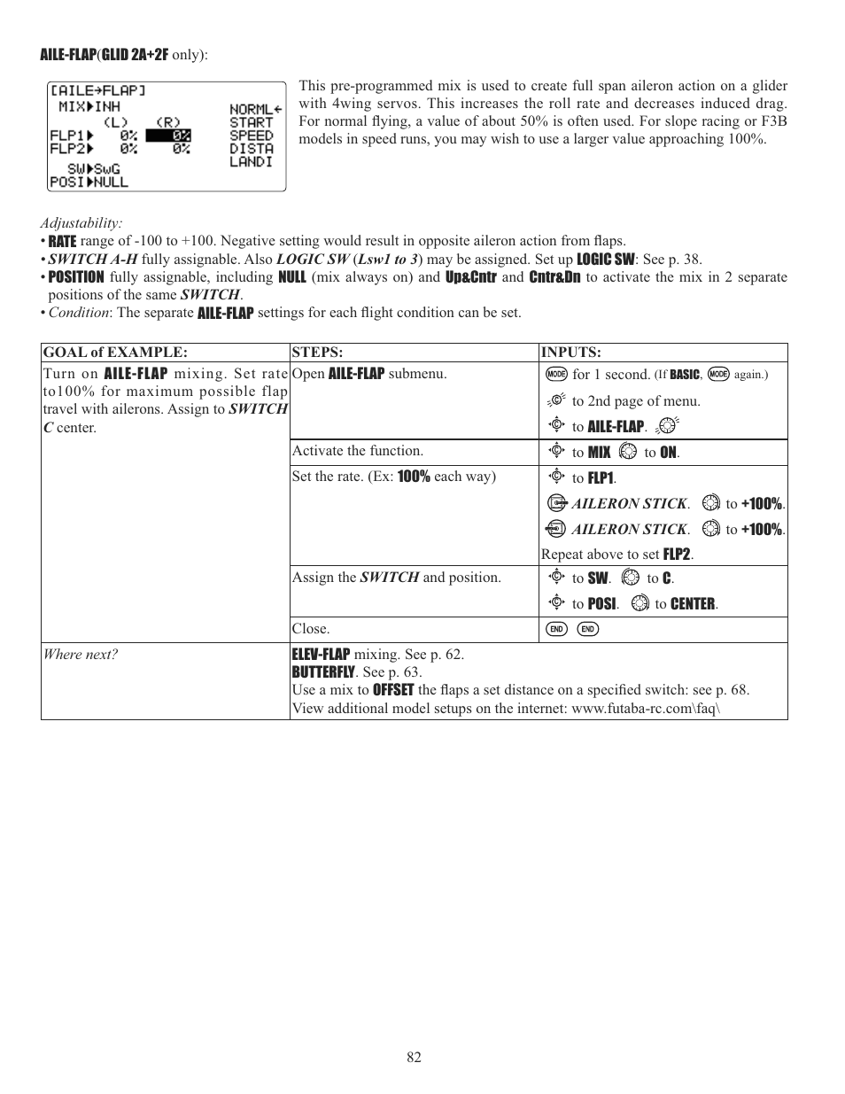 Futaba 10C 2.4GHz User Manual | Page 82 / 119