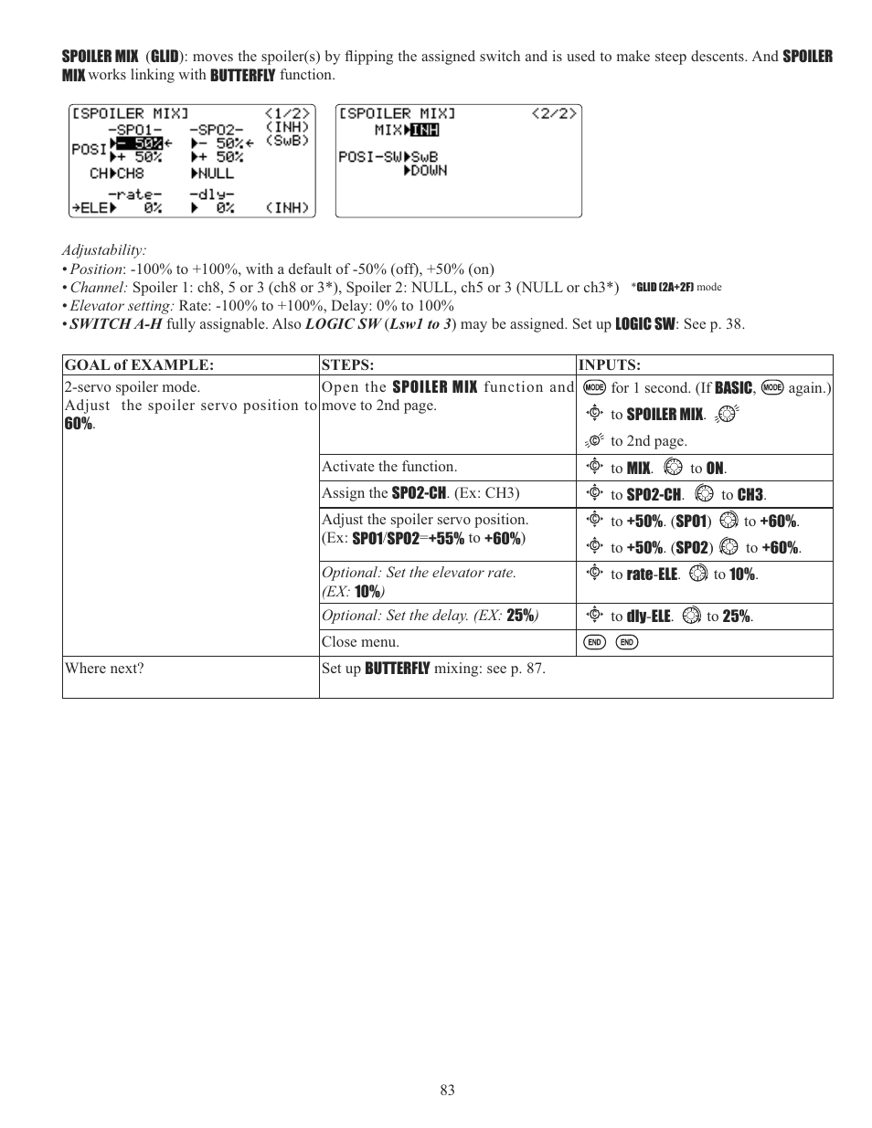 Futaba 10C 2.4GHz User Manual | Page 83 / 119