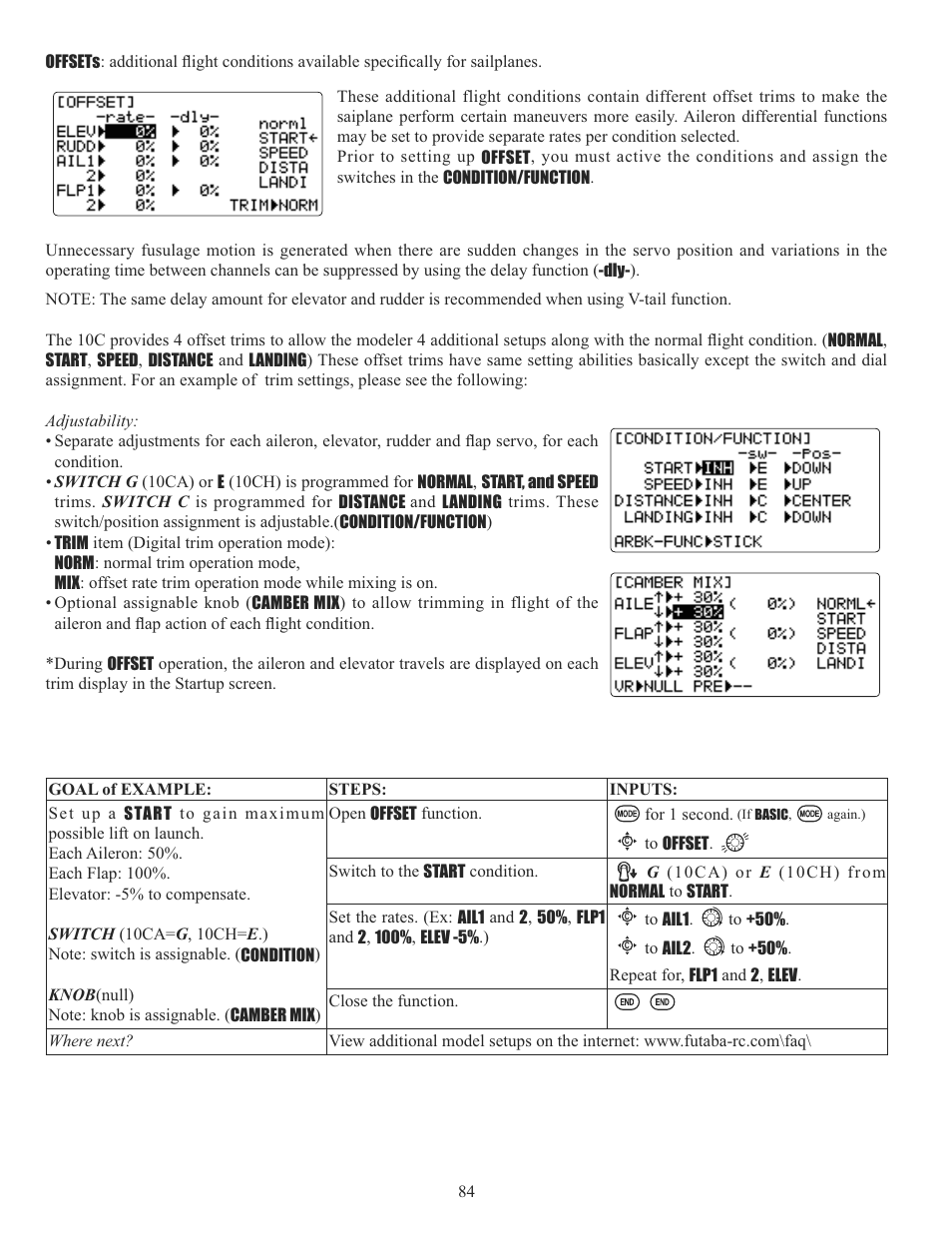 Futaba 10C 2.4GHz User Manual | Page 84 / 119
